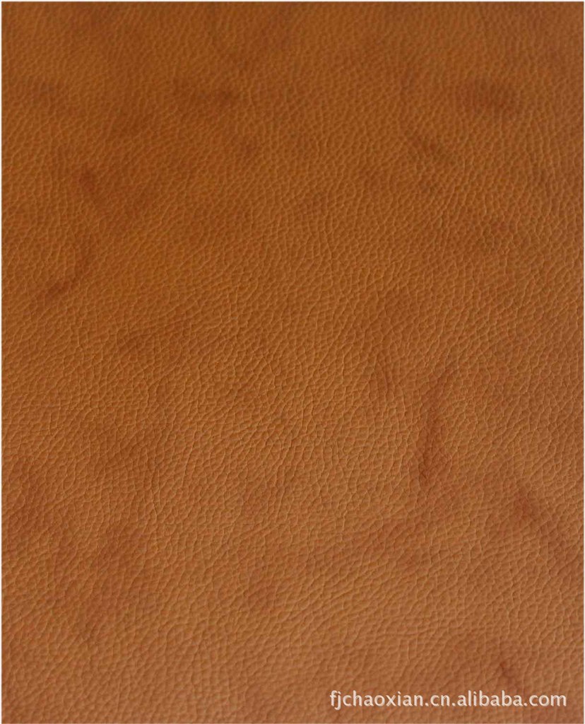 专业生产环保pu人造革 荔枝纹揉纹 深棕色仿真皮超软超纤沙发革