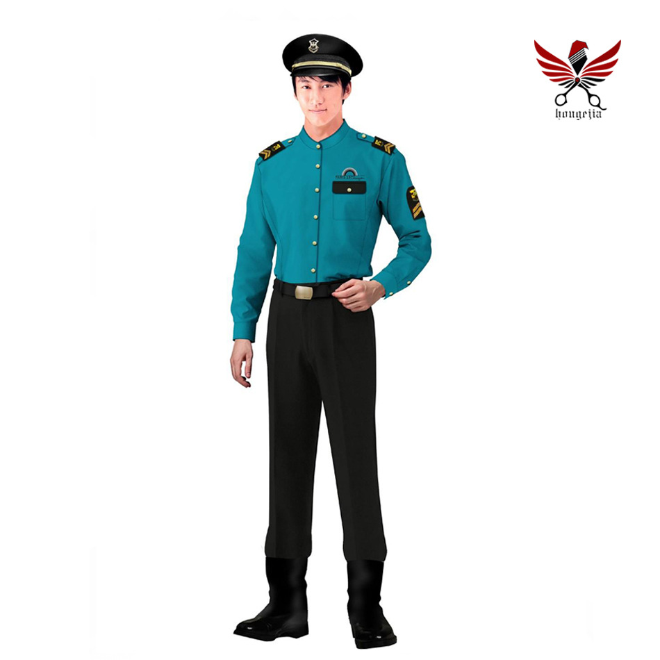 2013新款秋冬长袖 保安服套装批发 物业小区保安服 套装定做