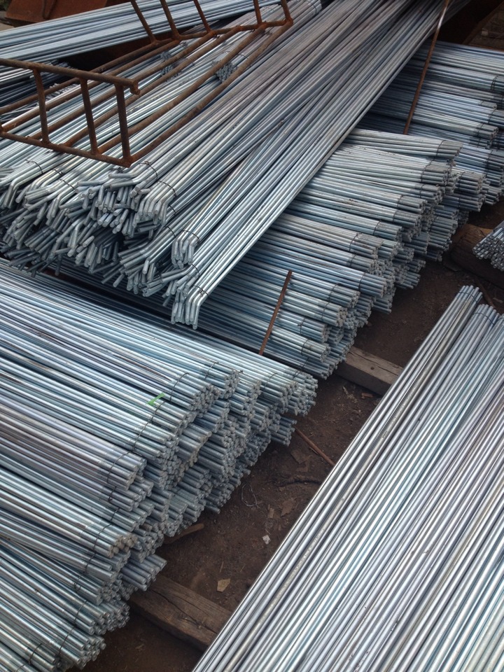 厂家直销m8-m16钢结构镀锌拉条 钢结构斜拉条 【出口拉条直销】