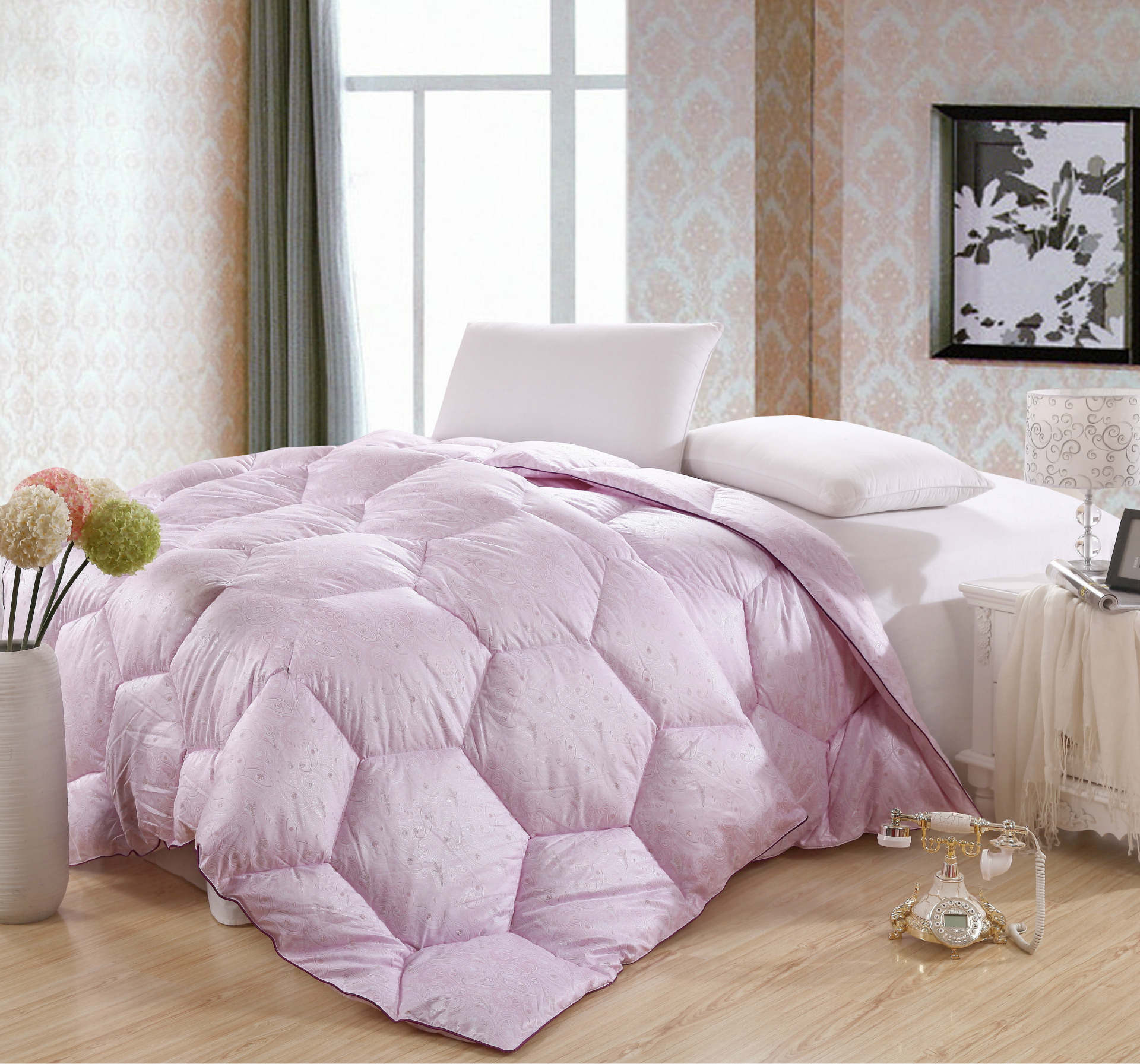 其他被芯-睿瑶床上用品秋冬棉被子水立方羽丝绒冬被加厚保暖被芯特价