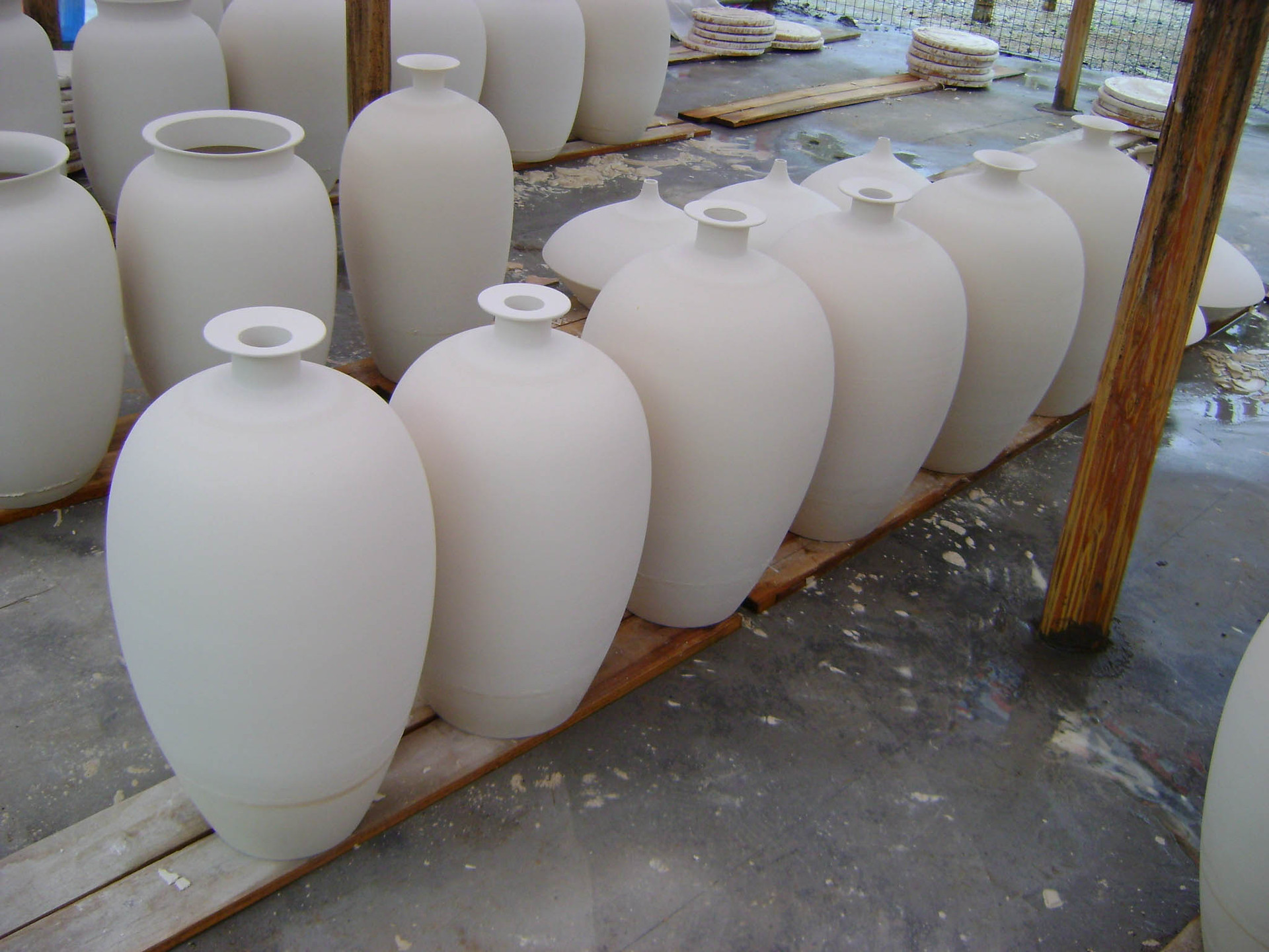 素烧素坯陶瓷 diy陶瓷 画家画瓷用坯体 白坯白胎陶瓷 素烧陶瓷图片_8