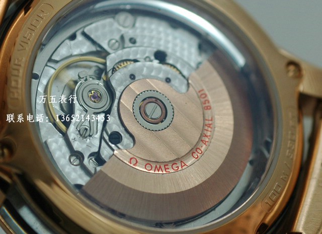 欧米茄037瑞士eta2824雕花机芯独特侧透设计男表钢带