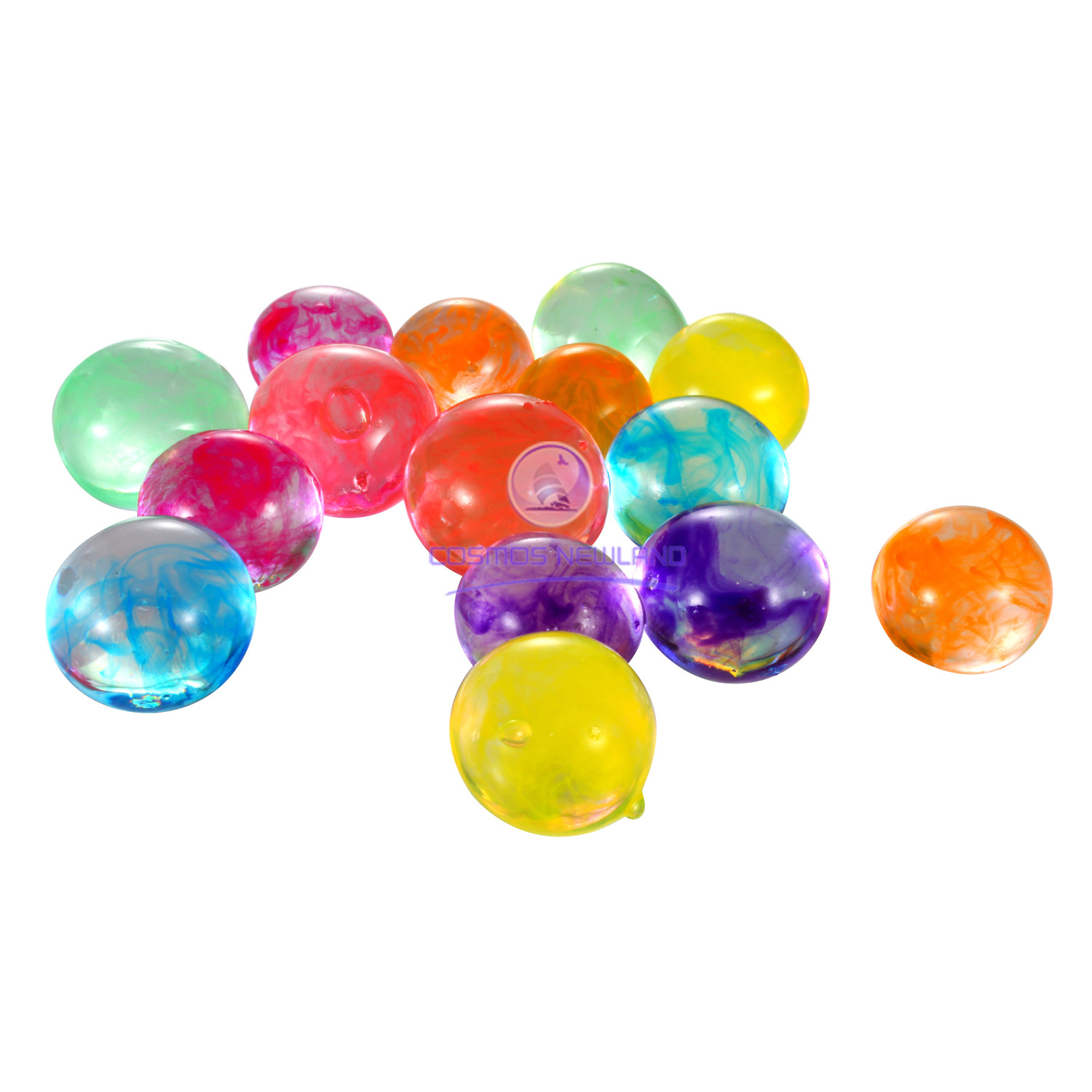 水晶球浮图珠无土养花 五彩水晶泥 水晶土永不褪色 可代替土养花