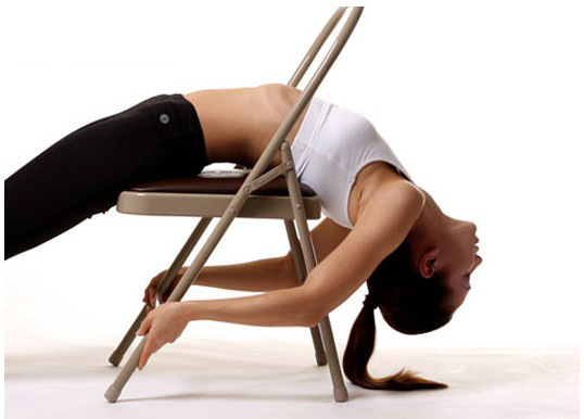 优戈尔厂家 折叠便携式全钢瑜伽椅 瑜伽馆专用健身椅 一件代发