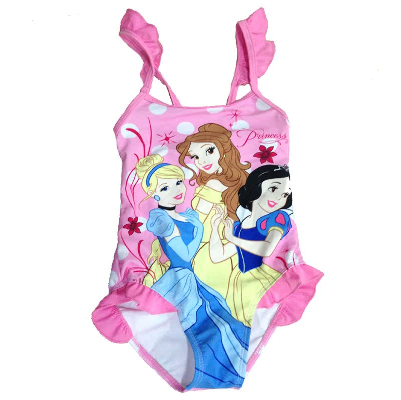 Girls Kids Children Disney 3 Princess Tiana Swimwear Swim Suit Dress | eBay