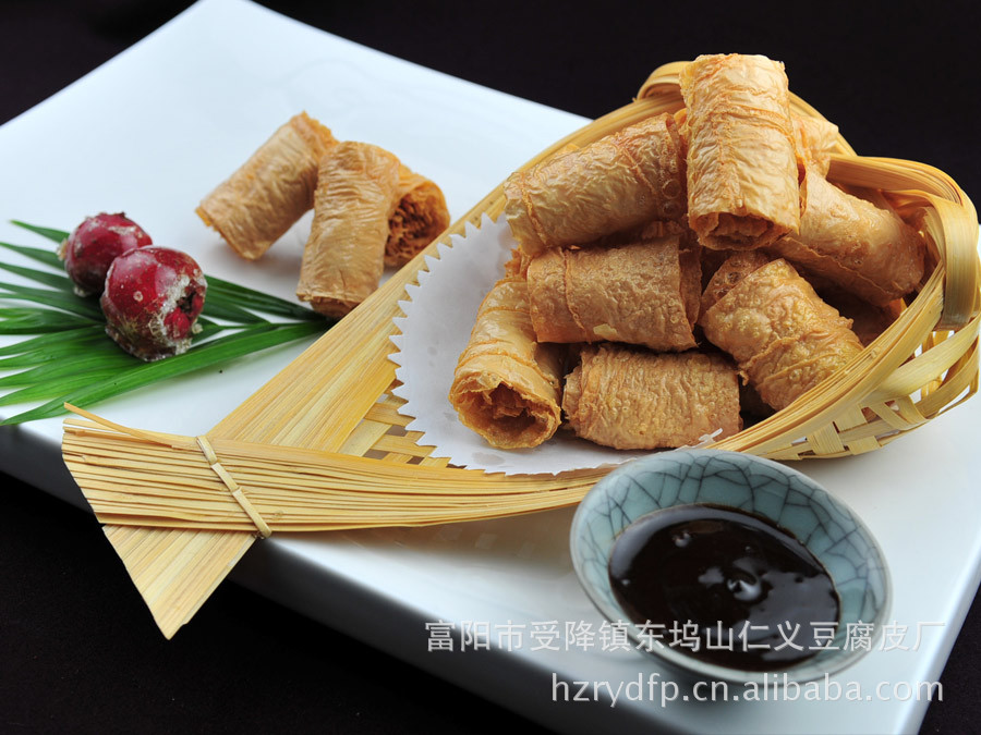 干炸响铃 豆腐皮 豆油皮 豆制品 豆腐衣 油豆腐皮 美食 美味 营养