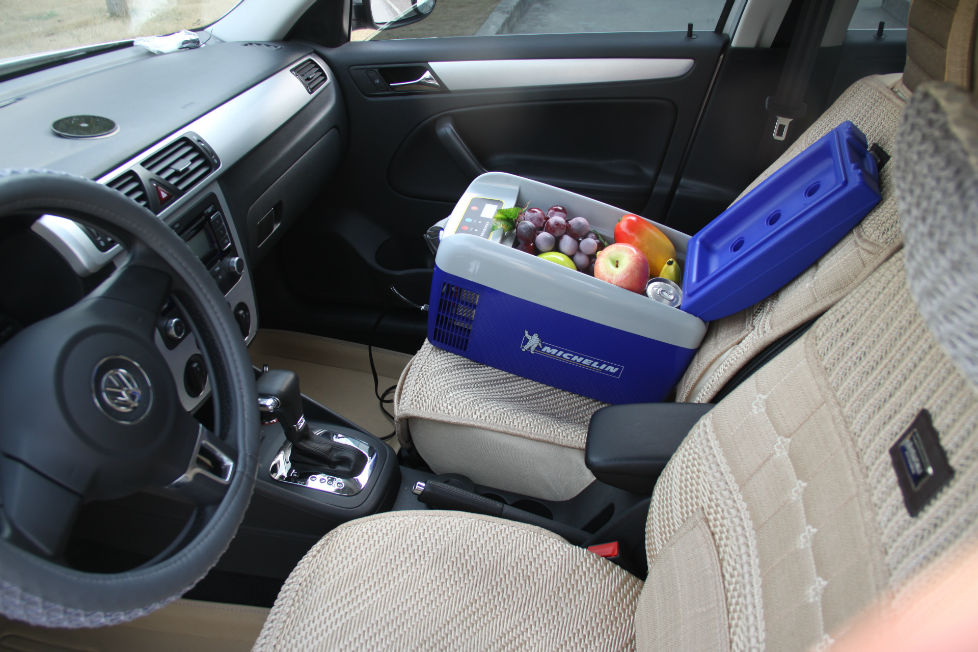 米其林车载冷暖箱便携式汽车冰箱保温箱冷藏箱自驾必备用品5274