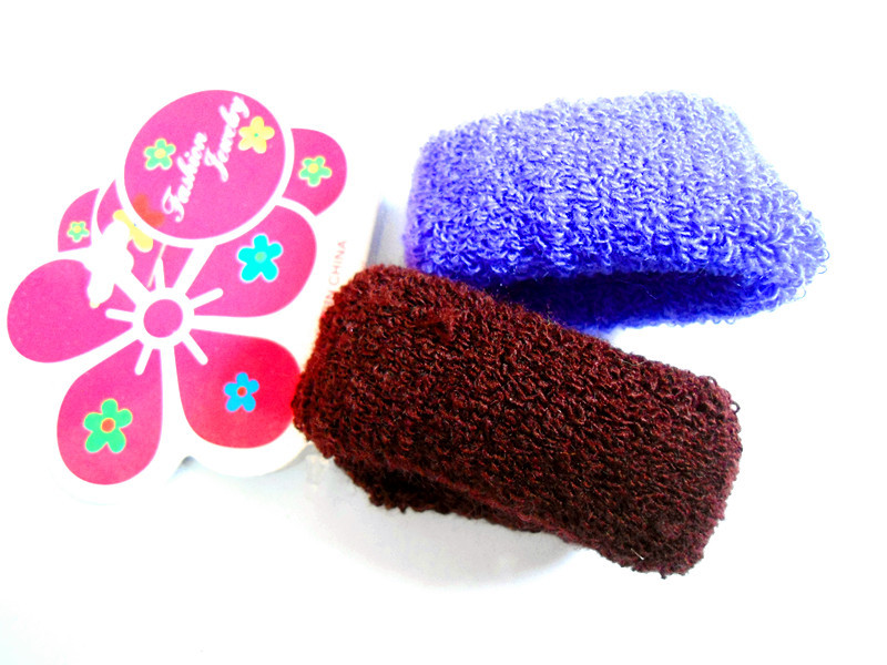 jf5 棉纱毛球皮筋发圈 韩版饰品