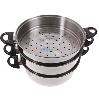 kern家能厨具中高档 28cm不锈钢节能多功能三层蒸锅g77028