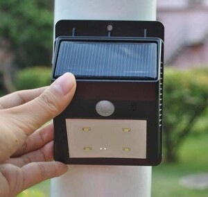 太阳能人体感应灯 太阳能灯 太阳能红外感应灯 壁灯 太阳能pir灯