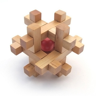 厂家直销 成人智力 孔明锁 鲁班锁 孔明球 成人智力休闲玩具