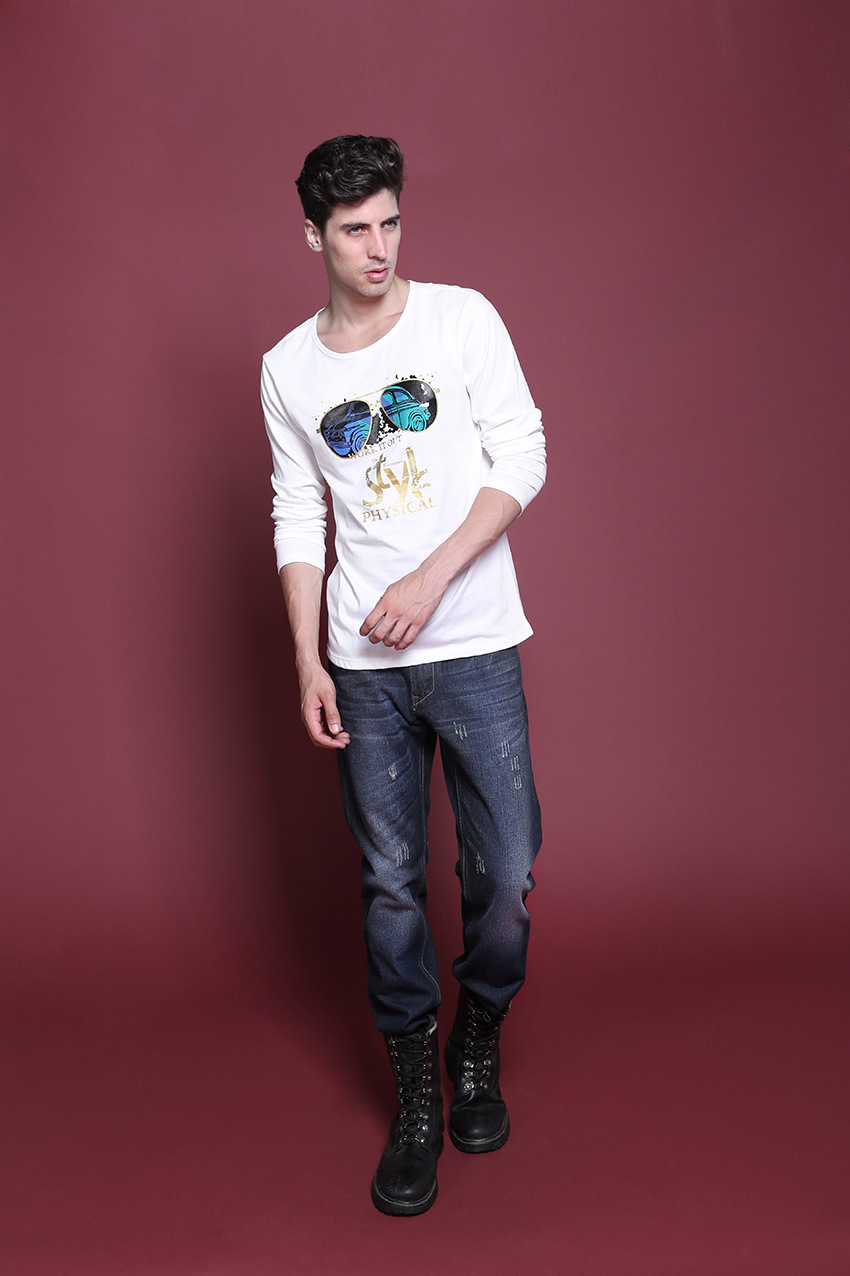 2013秋季新款t恤 闲趣岛130925