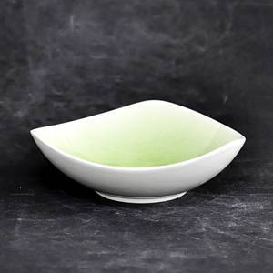 湖南华联瓷业 醴陵色釉炻瓷 16头环保餐具 绿色 新裂纹釉 可定制