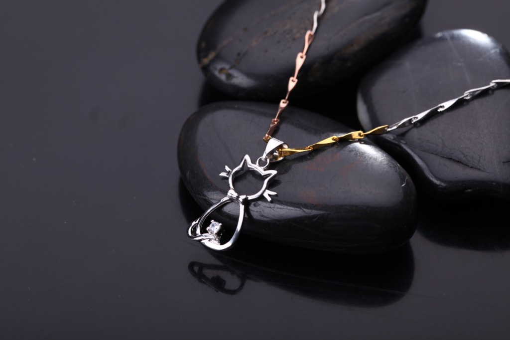 华盛&鹏峰s925纯银三色金链 彩银链批发