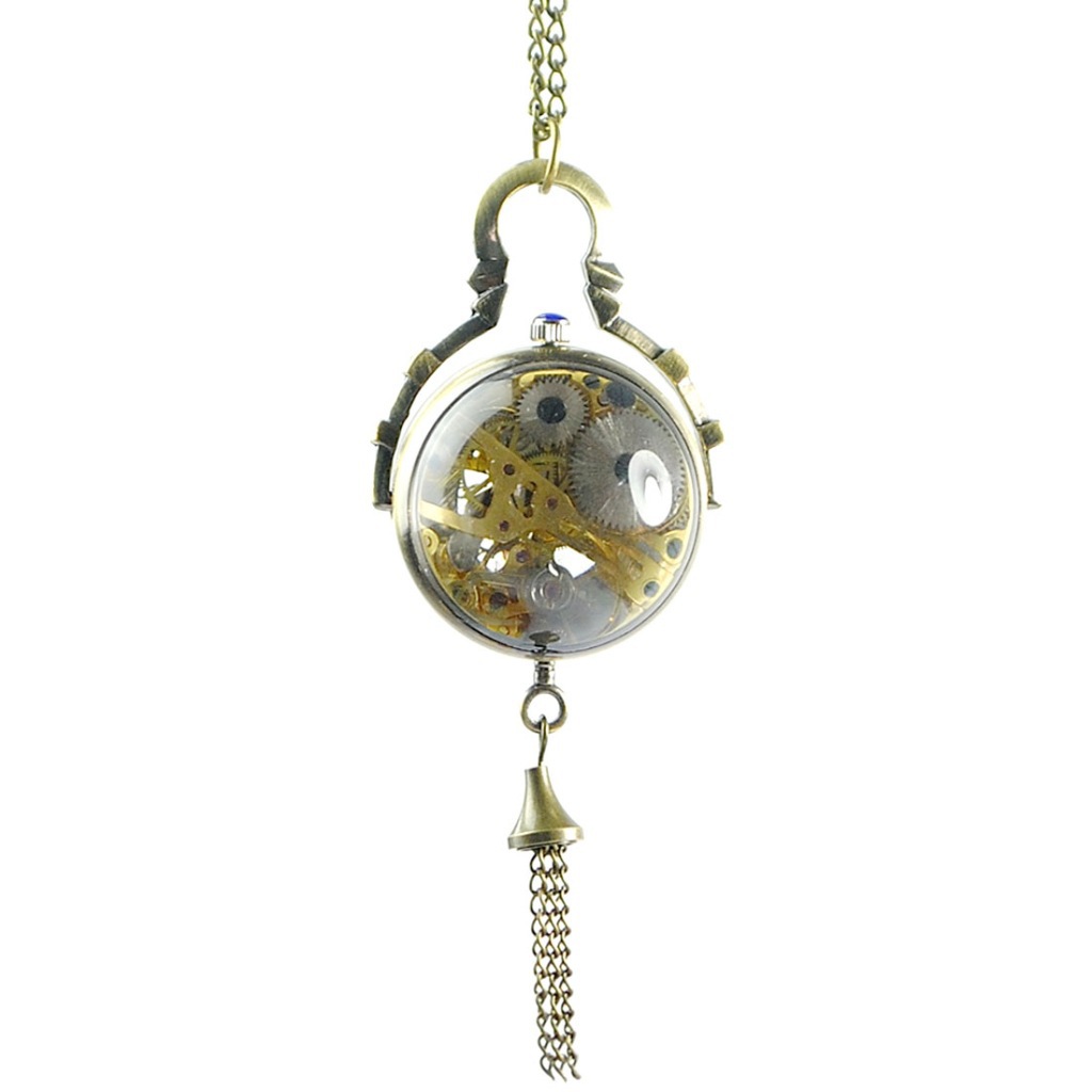 时装表豪华圆球形机械表 大号机械球怀表