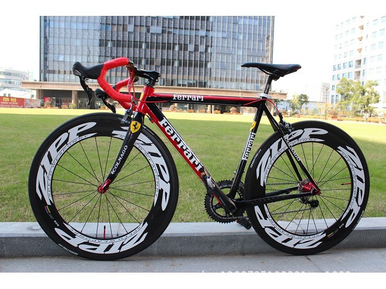 交通运输设备 非机动车 自行车 法拉利 碳纤维公路自行车 喜马诺6700