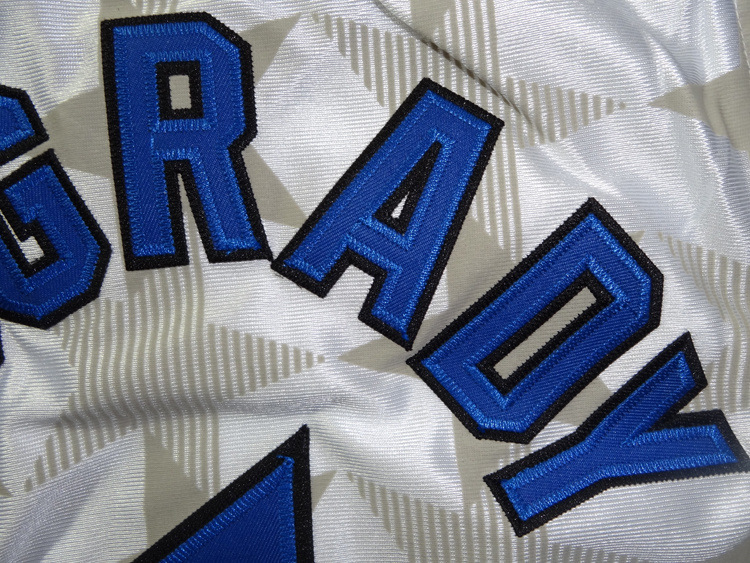 球衣/魔术队1号麦迪暗星/麦蒂球员版篮球服/主场白色