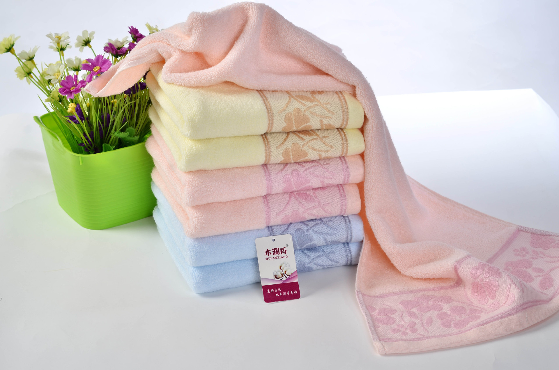 毛巾批发厂家热销推荐 小叶纯棉提花毛巾 高档纯棉毛巾图片,毛巾批发