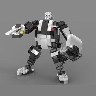 星钻81509 正版积变战士 旋风 机器人 齿轮乐高式积木 拼装玩具