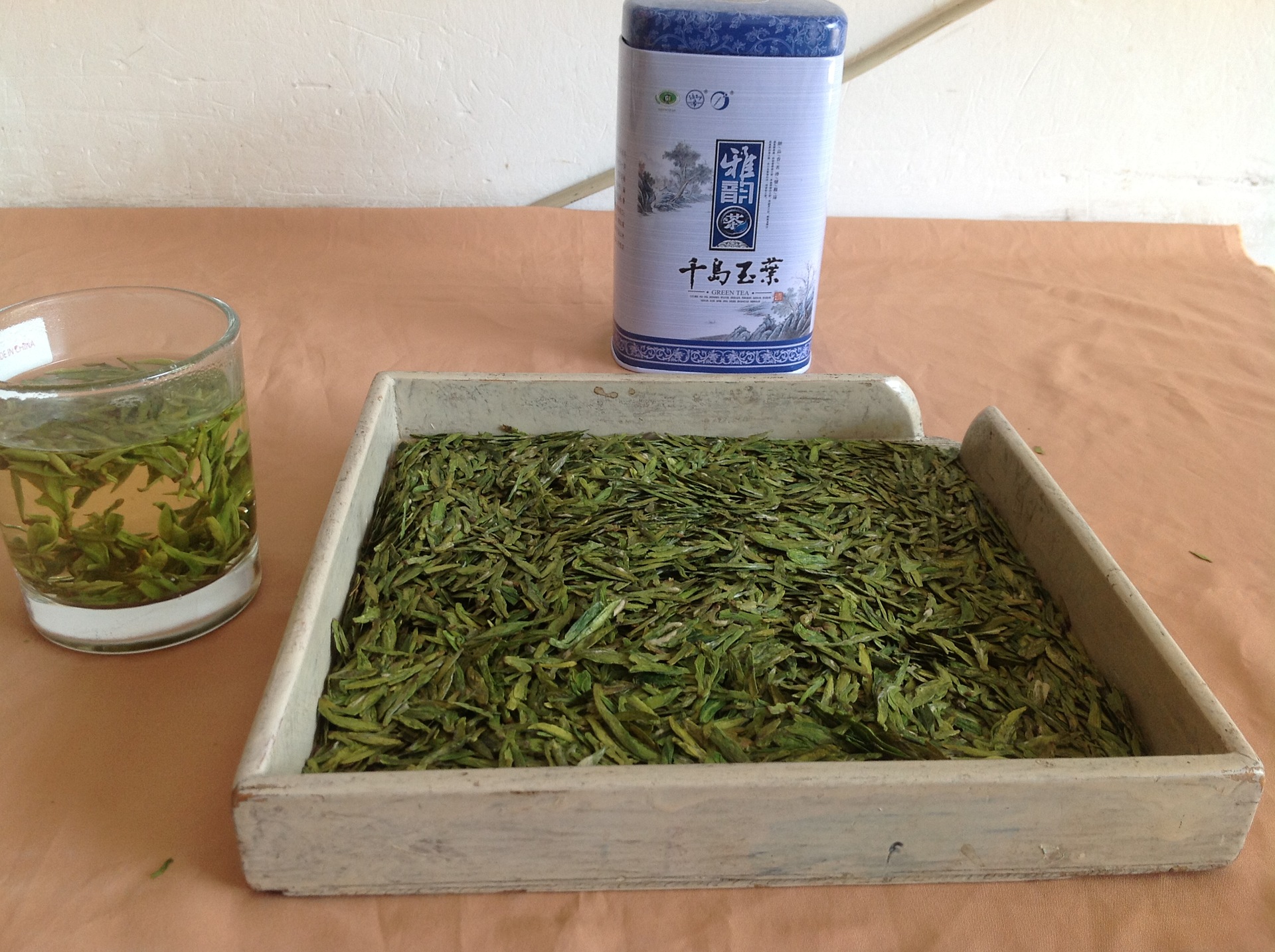 绿茶千岛玉叶 明前 2013新茶,芽头壮,颜色绿,汤清,口感好