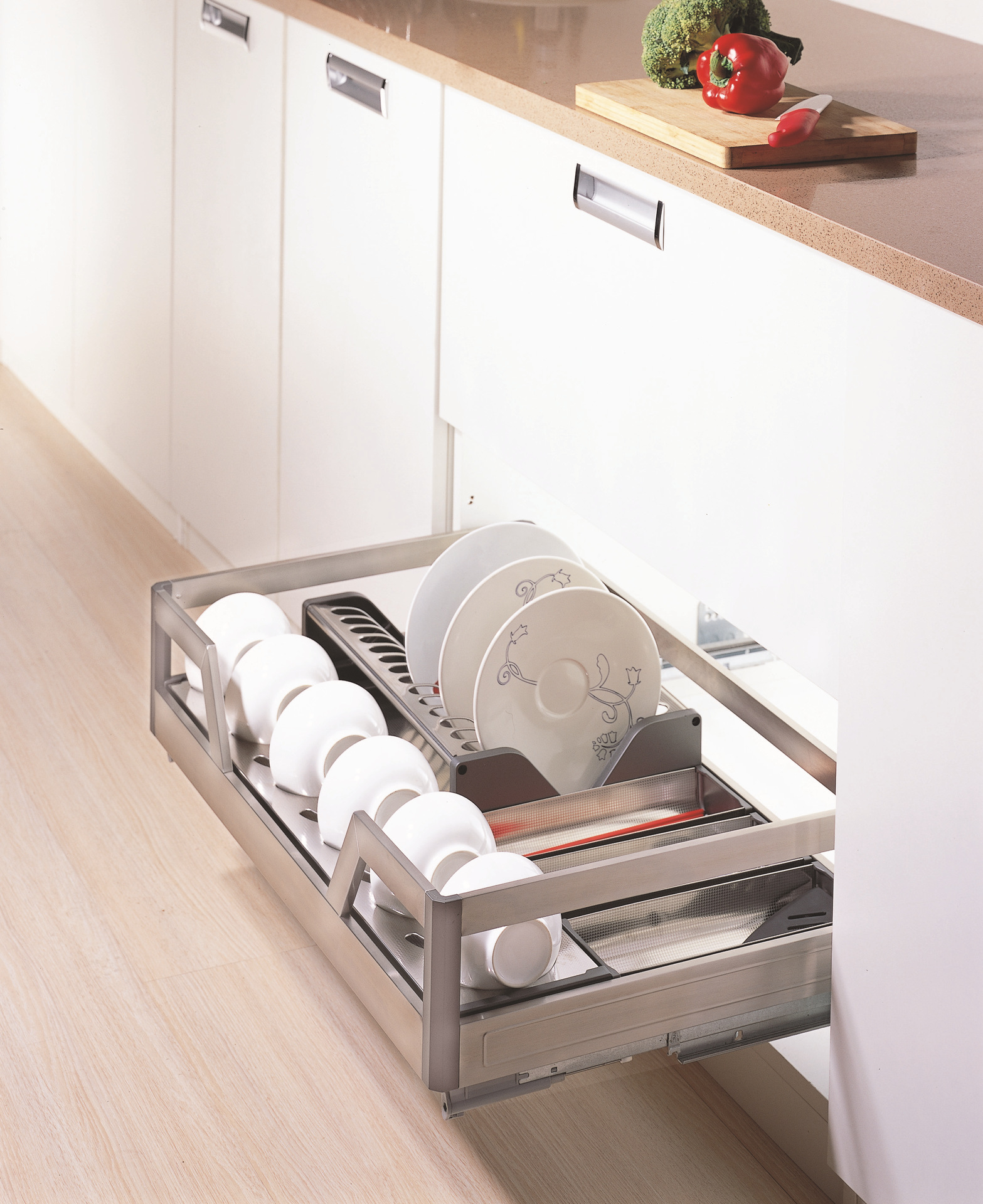 威万事 正品hgsptj007v不锈钢板式多功能四边拉篮 无氰环保拉篮