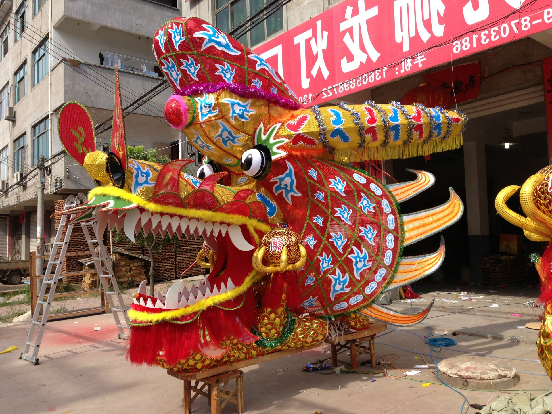 板凳龙龙节舞龙舞狮龙灯