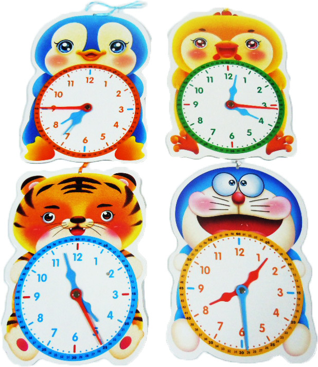 宝宝小时钟儿童早教认时间钟表学习时间宝宝趣味认时间 批发
