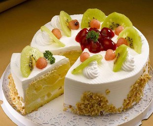 米其儿黑森林蛋糕/生日蛋糕/8寸10片/圆形蛋糕