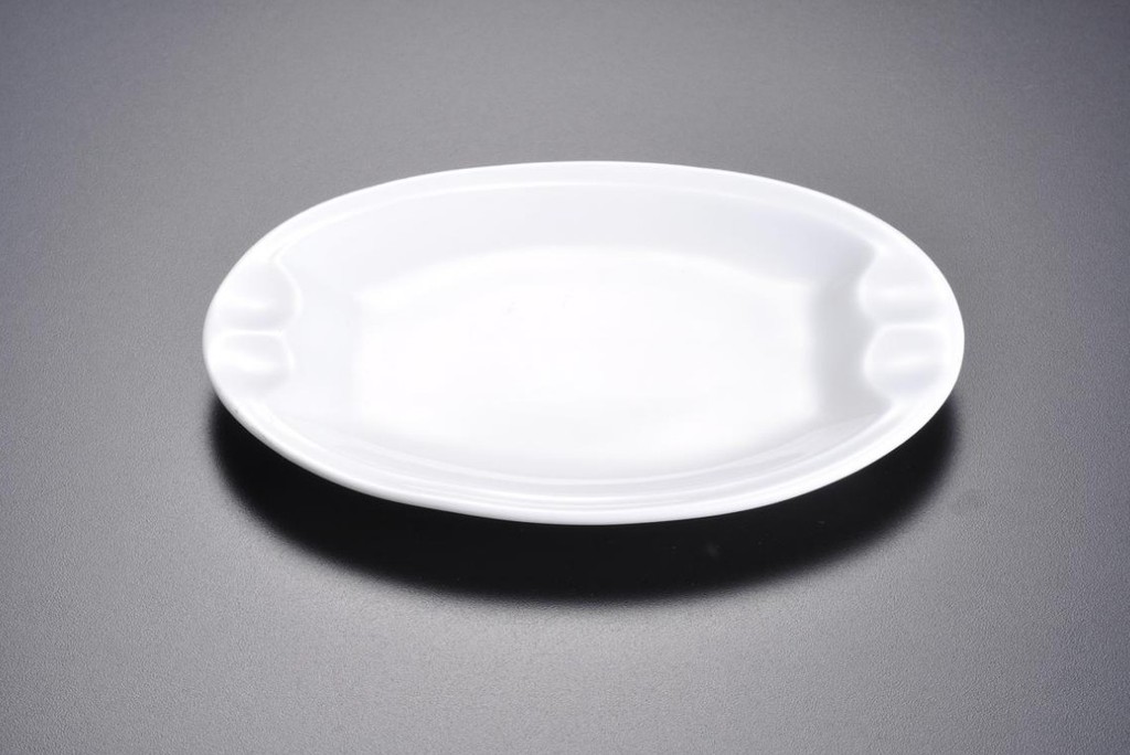 镁质晶钻瓷 酒店用品瓷 白瓷盘.