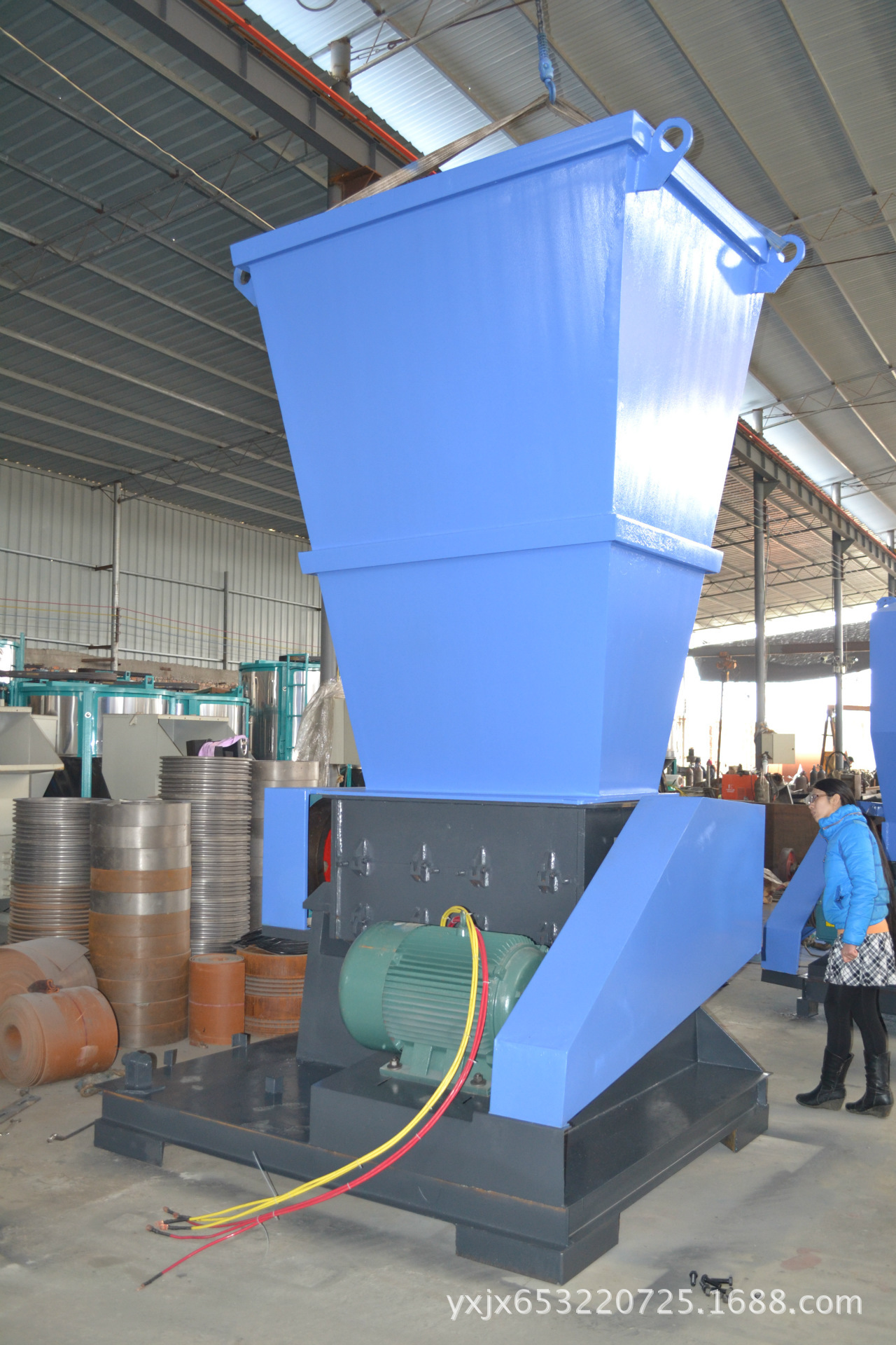 1200型汽车保险杠专用塑料破碎机回收粉碎设备塑料薄膜粉碎机图片_5