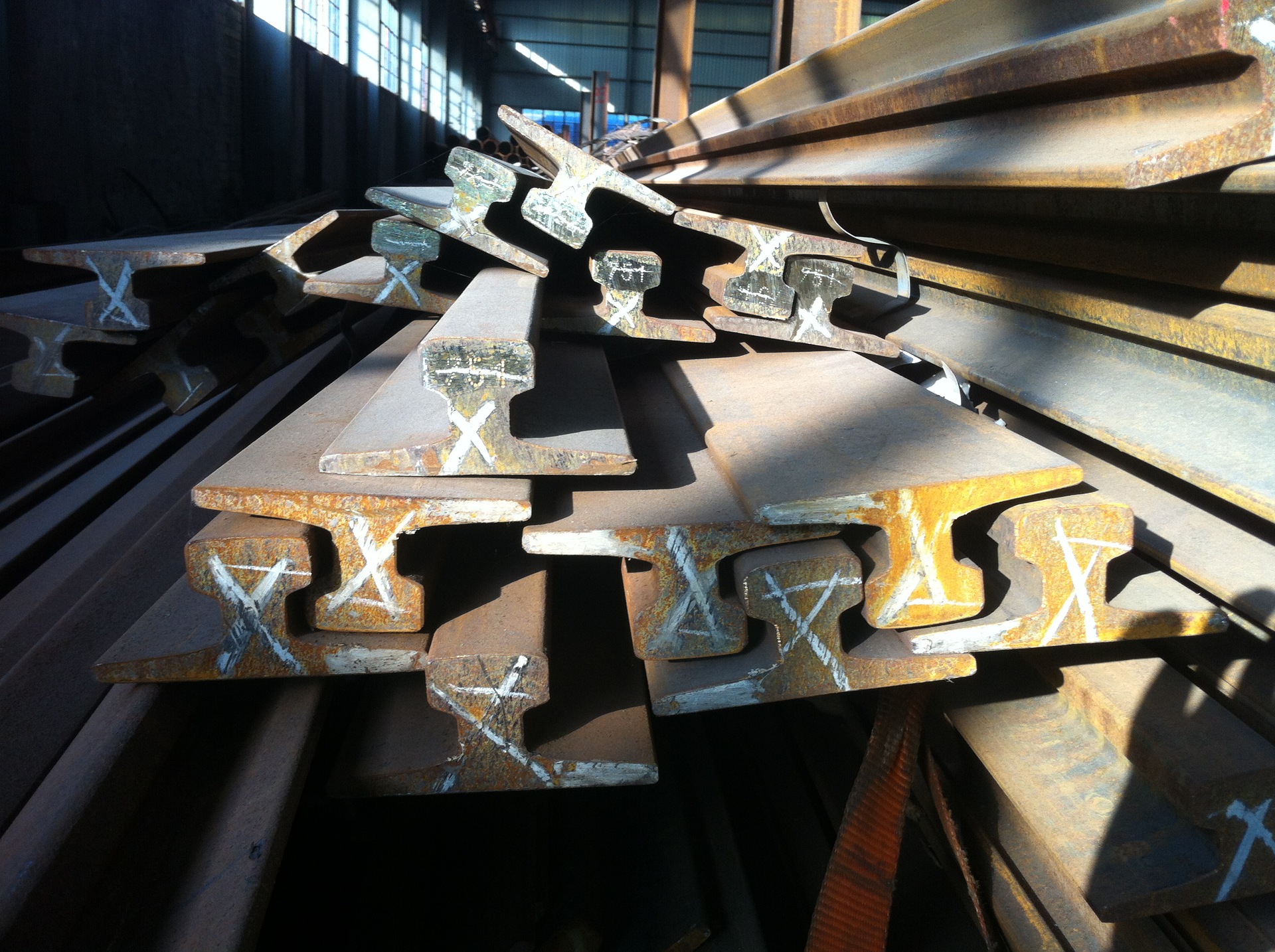 供应德标钢轨 steel center a55 a65 a75 a100 a120