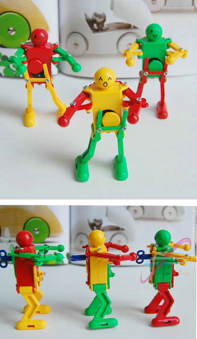 经典发条玩具 上链发条机器人 跳舞扭屁股机器人小玩具