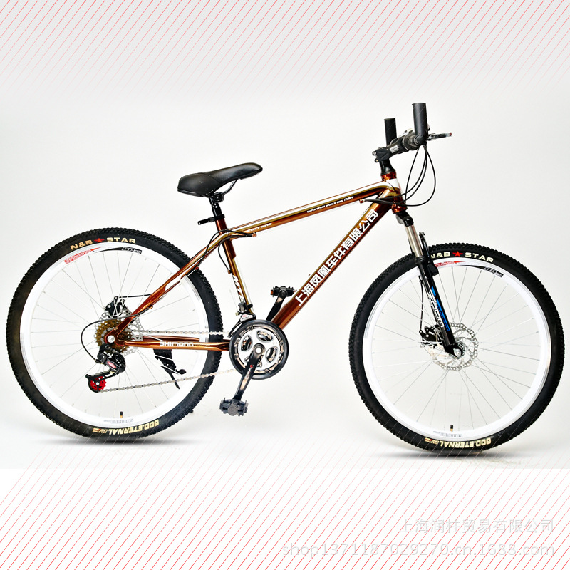 厂家直销风之星牛角把山地车自行车