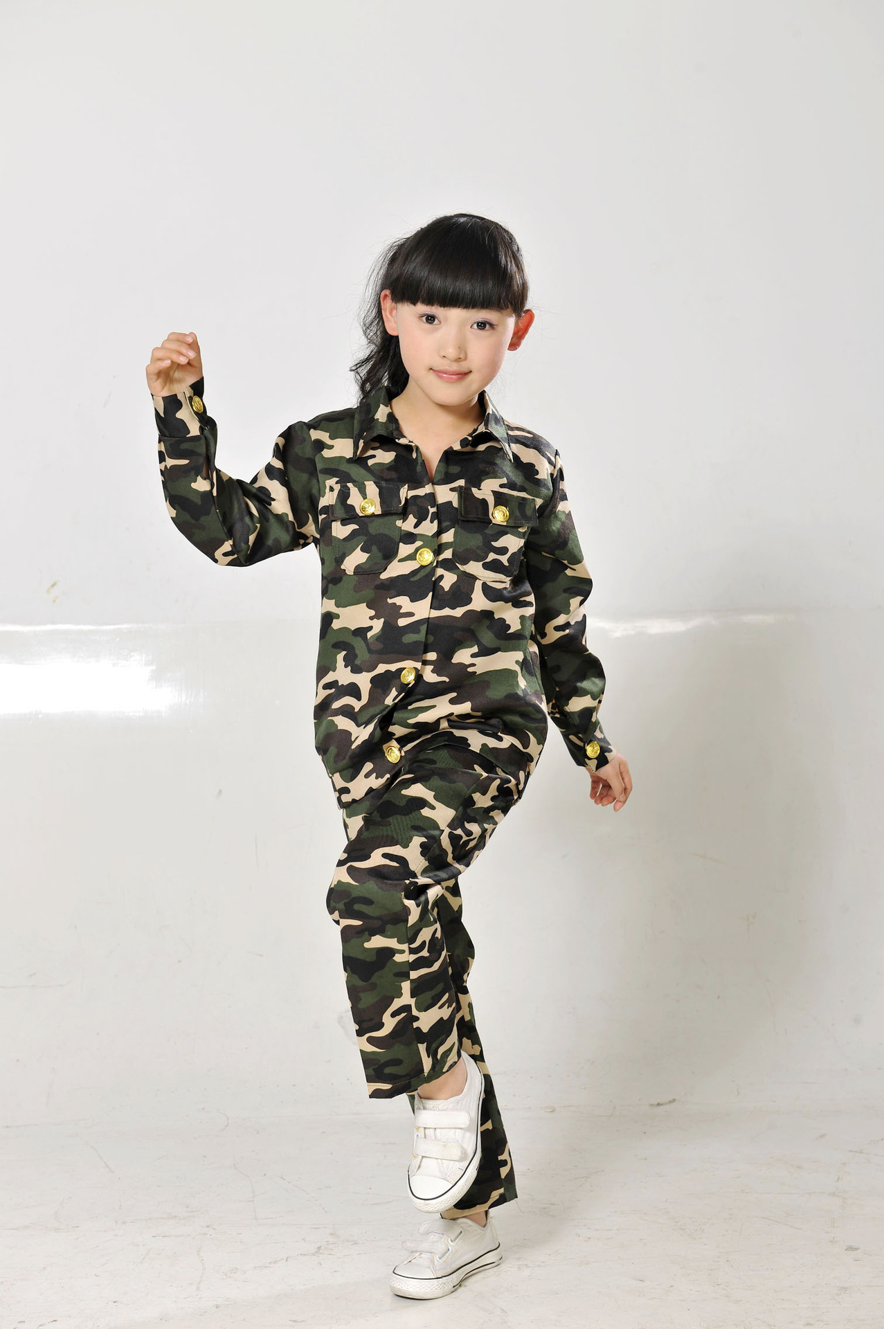 兒童迷彩服軍迷服迷彩服 男迷彩服 特種兵迷彩服套裝仿生迷彩圖片_7