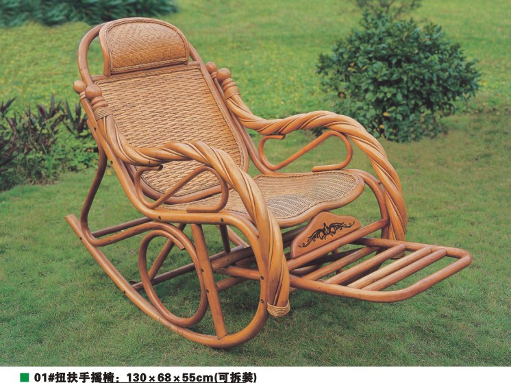 户外休闲真藤摇摇椅 印尼进口天然真藤摇椅 户外家具