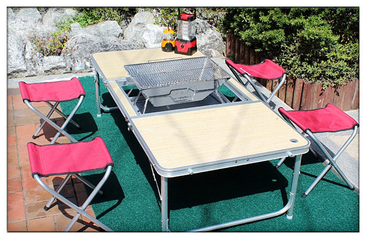 【出口新款】双层加厚折叠椅烧烤椅钓鱼椅户