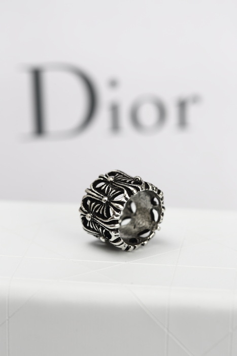 新款 权志龙chrome hearts克罗心十字架款戒指韩版潮人男女 7261