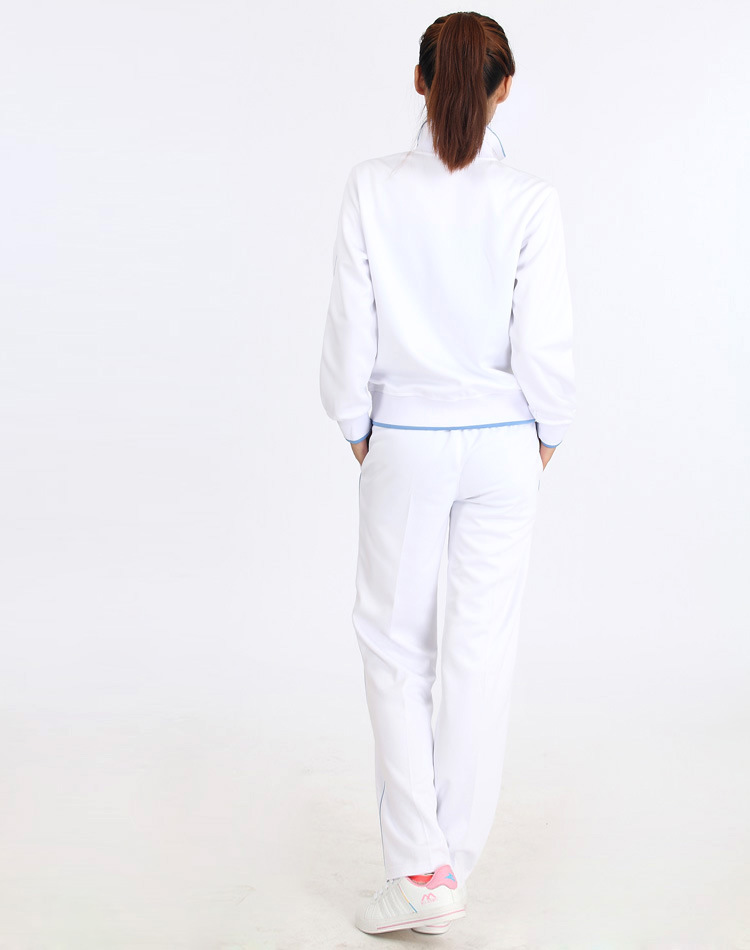 白色运动服套装运动外套运动装情侣款休闲运动套装