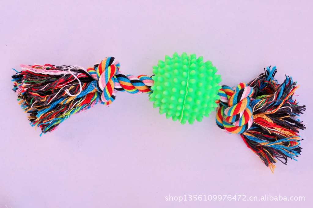 供应批发 多样式绳节玩具 狗狗洁齿玩具 宠物棉绳玩具