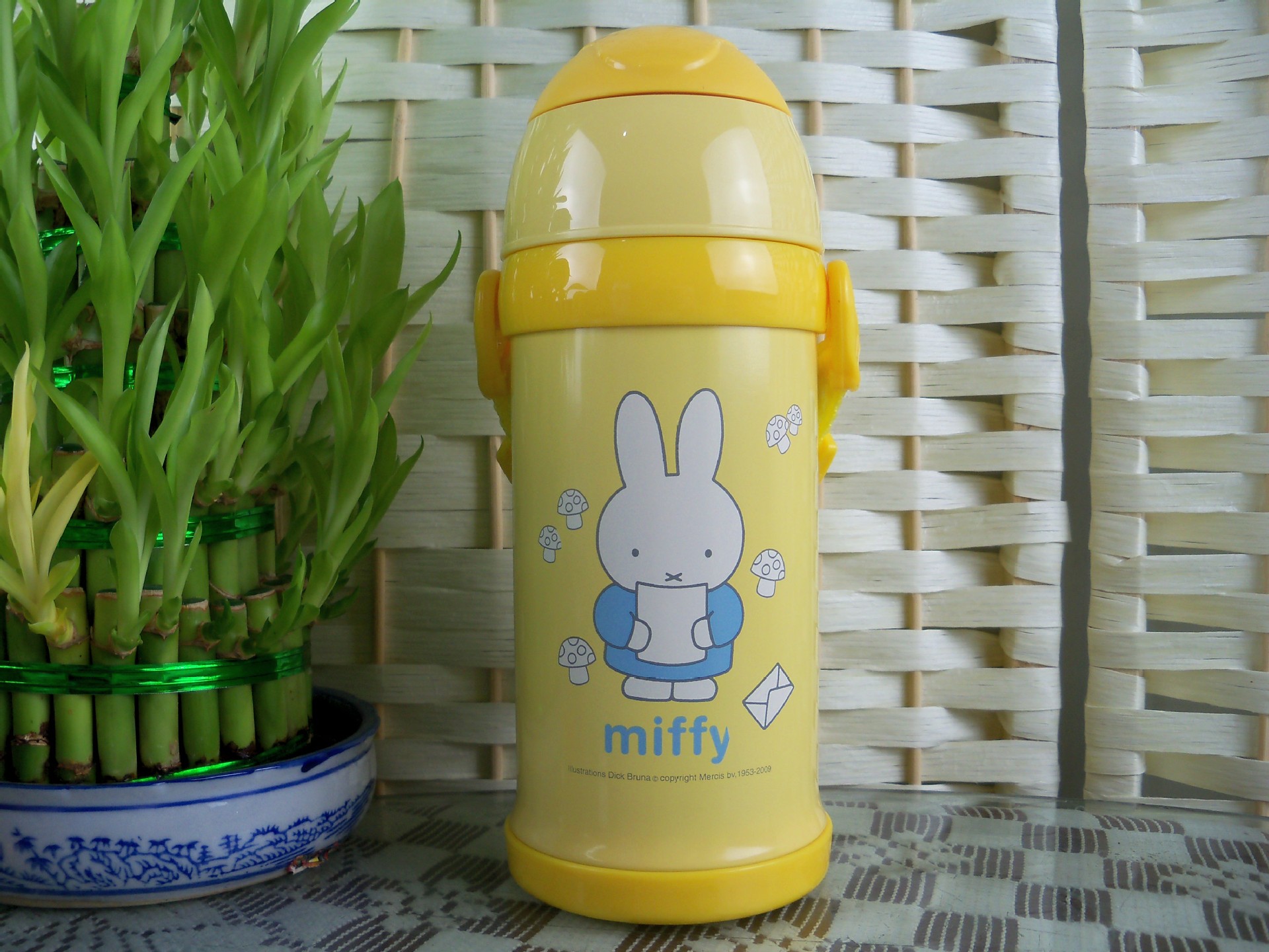 米菲儿童保温壶保温水杯吸管杯保温杯mf-3408 600ml