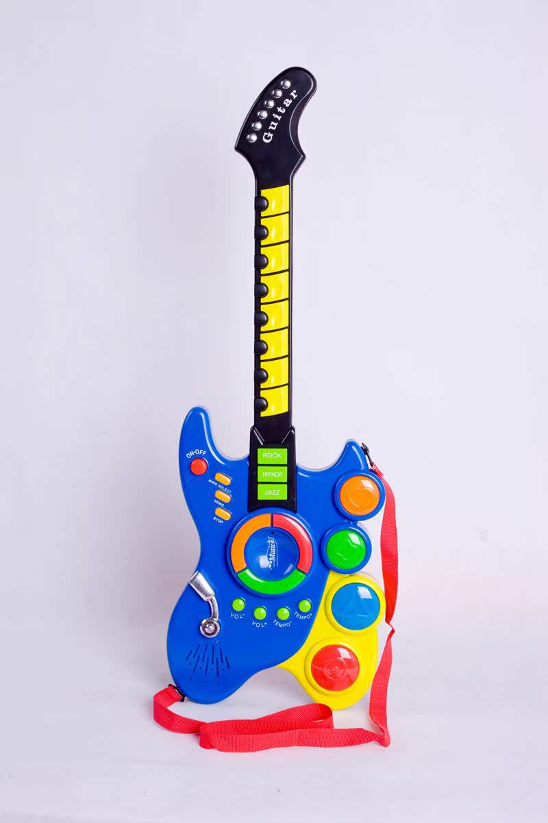 大号 电子吉他琴 歌曲切换 灯光 电子琴 益智玩具 sy389-18