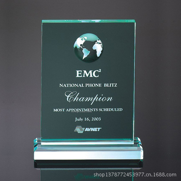 广东深圳厂家供应亚克力三角透明蓝奖牌 亚克力奖牌价格 - 中国供应商