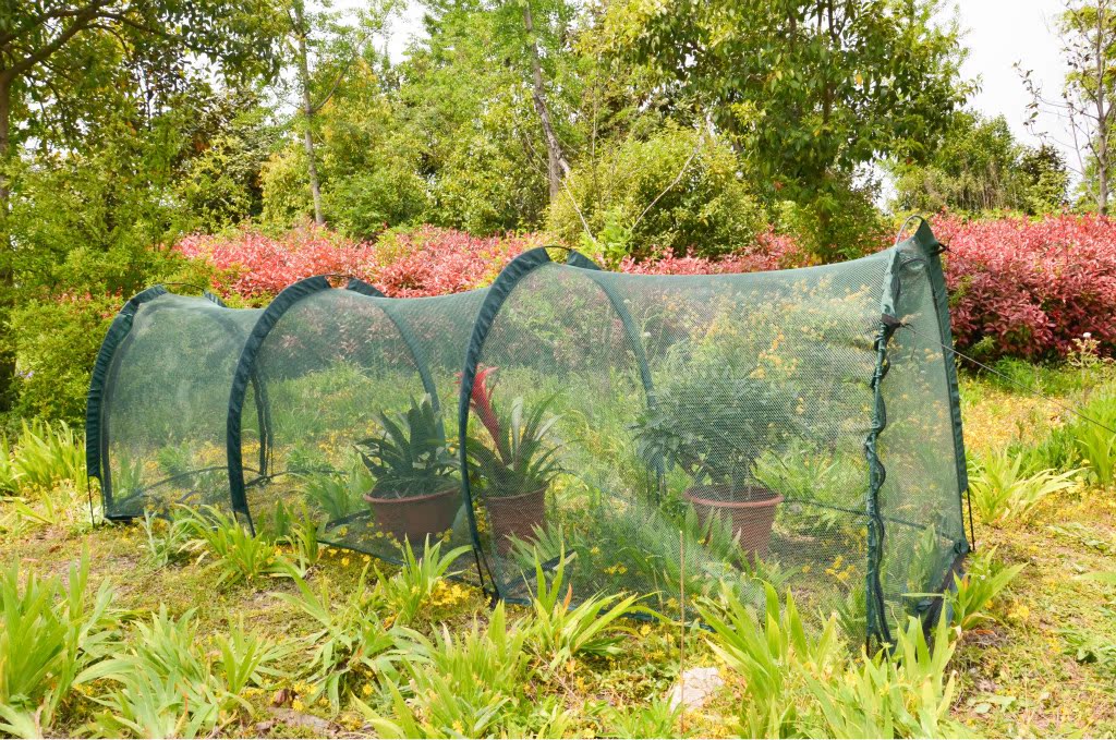 厂家订制批发生产 特价 4杆规格隧道型防鸟网 有防虫 防鸟等功能