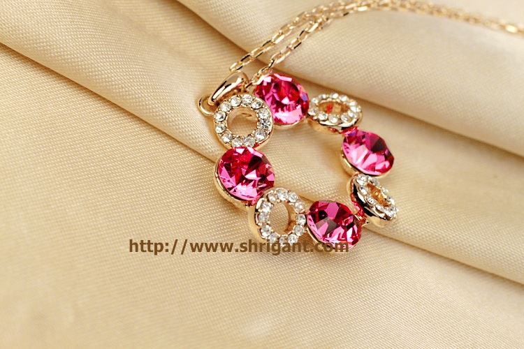 伊泰莲娜 丽晶 时尚 炫彩 摩天轮 项链