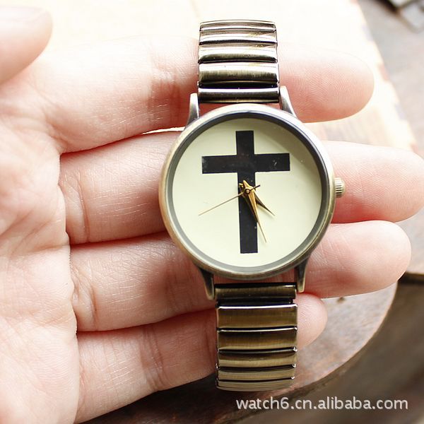 换季清仓十字架商务高档手表男士品牌手表创意女手表情侣手表批发