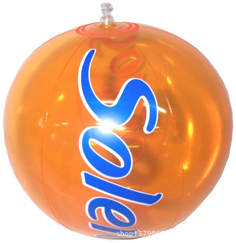 海滩pvc充气广告球 水球广告球 充气笑脸广告球