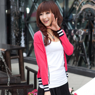 2013韩国官网 宽松针织糖果色开衫外套