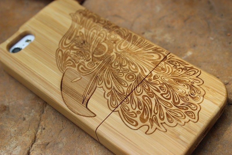 正品iphone5c竹壳苹果5c木壳iphone 5c竹子制木质手机保护套独特