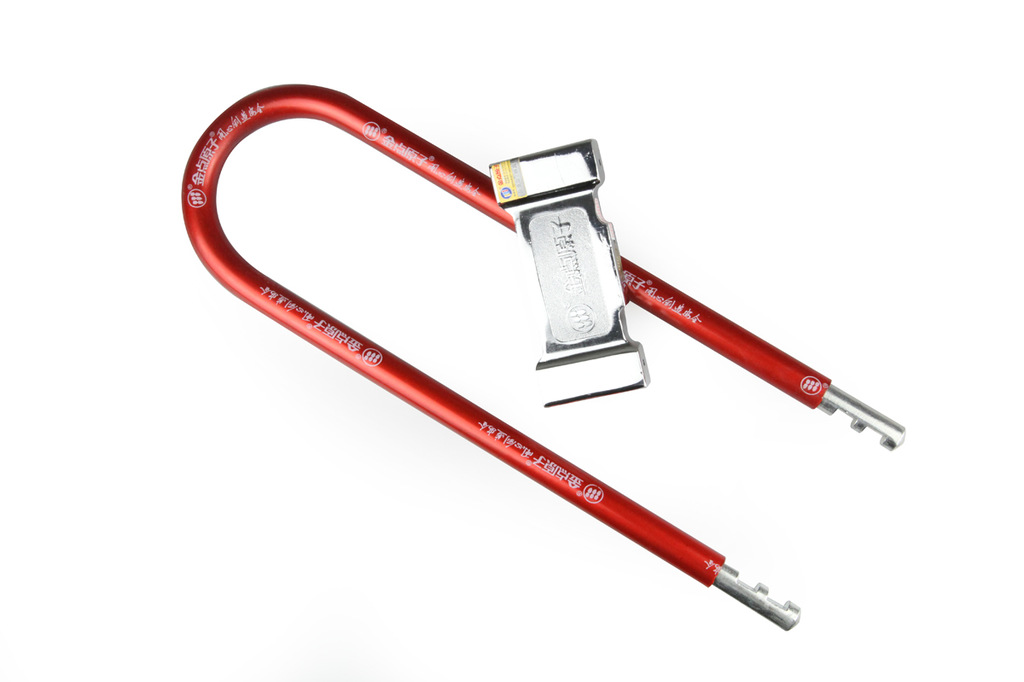 金点原子直销u型防爆摩托车锁电动车防盗锁自行车防盗锁