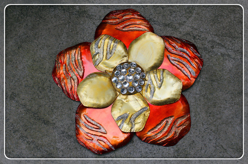 特价供应铁艺挂件 手工制作 铁艺工艺品 园林挂件铁花9579